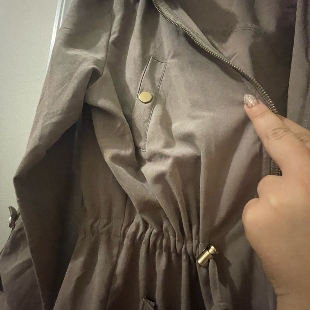 Light Brown Utility Jacket - image 2